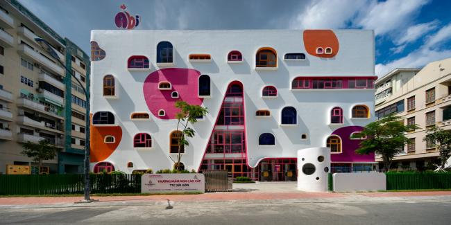 BIM建筑|迷人而又童话般的幼儿园 / KIENTRUC O BIM建筑|迷人而又童话般的幼儿园 / KIENTRUC O