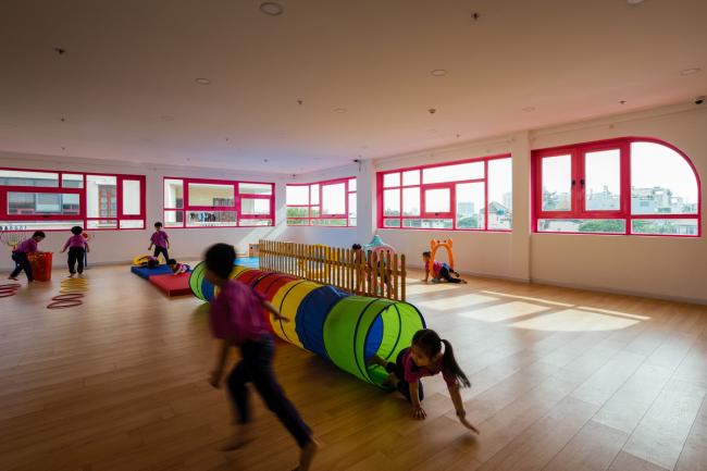 BIM建筑|迷人而又童话般的幼儿园 / KIENTRUC O BIM建筑|迷人而又童话般的幼儿园 / KIENTRUC O