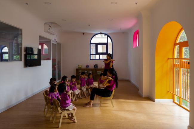 BIM建筑|迷人而又童话般的幼儿园 / KIENTRUC O BIM建筑|迷人而又童话般的幼儿园 / KIENTRUC O