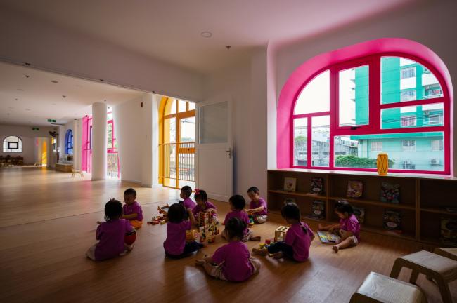 BIM建筑|迷人而又童话般的幼儿园 / KIENTRUC O BIM建筑|迷人而又童话般的幼儿园 / KIENTRUC O