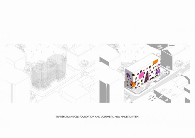 BIM建筑|迷人而又童话般的幼儿园 / KIENTRUC O BIM建筑|迷人而又童话般的幼儿园 / KIENTRUC O