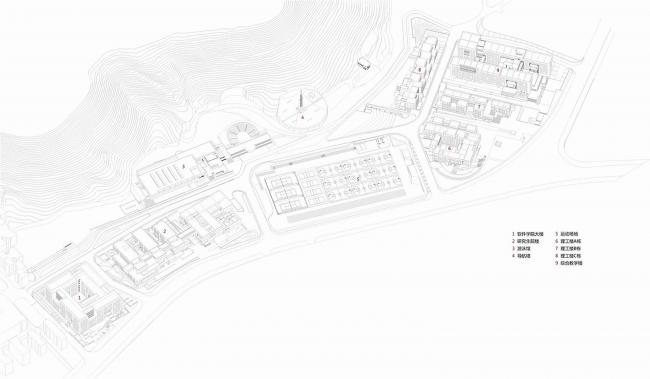 BIM建筑|湖南年夜学天马新校区建筑群 / 处所工作室 BIM建筑|湖南年夜学天马新校区建筑群 / 处所工作室