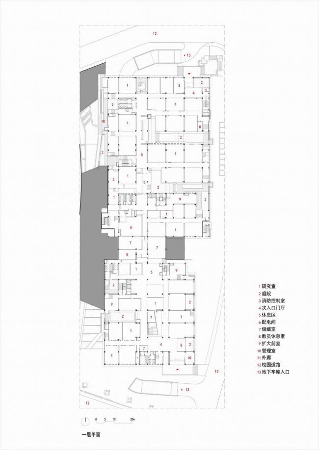 BIM建筑|湖南年夜学天马新校区建筑群 / 处所工作室 BIM建筑|湖南年夜学天马新校区建筑群 / 处所工作室