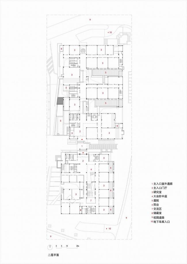 BIM建筑|湖南年夜学天马新校区建筑群 / 处所工作室 BIM建筑|湖南年夜学天马新校区建筑群 / 处所工作室