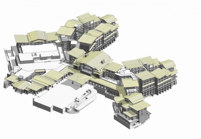 BIM建筑|享青山碧水景,彰古朴亲热貌:年夜理希尔顿酒店 / CCDI + WATG BIM建筑|享青山碧水景,彰古朴亲热貌:年夜理希尔顿酒店 / CCDI + WATG