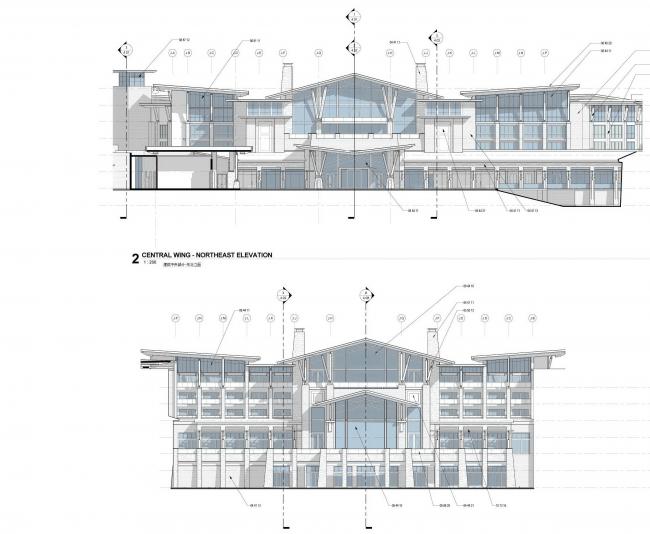 BIM建筑|享青山碧水景,彰古朴亲热貌:年夜理希尔顿酒店 / CCDI + WATG BIM建筑|享青山碧水景,彰古朴亲热貌:年夜理希尔顿酒店 / CCDI + WATG