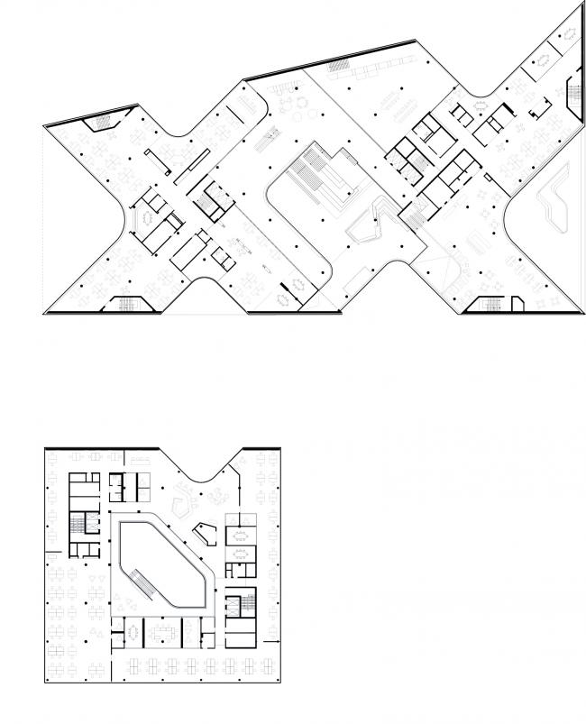 BIM建筑|如激流般肆意活动:Zalando 柏林办公总部 / HENN + Kinzo BIM建筑|如激流般肆意活动:Zalando 柏林办公总部 / HENN + Kinzo