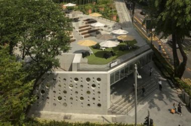 BIM建筑|郁郁葱葱的城市花圃:Design Orchard 孵化器 / WOHA-BIM建筑网