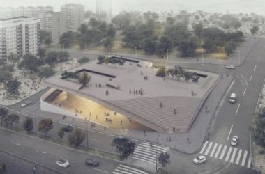 BIM建筑|Next Office 设计萨德拉艺术家论坛,回应古代波斯砖石建造技巧-BIM建筑网