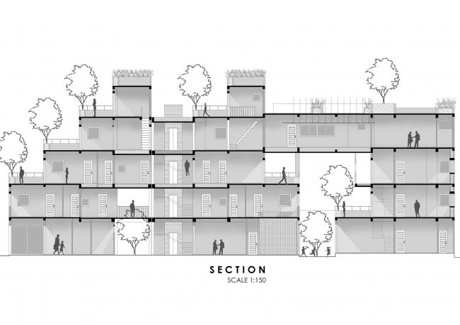 BIM建筑|安静葱茏,错落有致的梯田天台:越南花圃公寓 / Ho Khue Architects BIM建筑|安静葱茏,错落有致的梯田天台:越南花圃公寓 / Ho Khue Architects