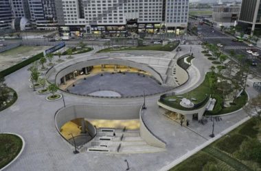 BIM建筑|流转曲线,好像衣袂飘带——麻谷中间广场 / Wooridongin Architects-BIM建筑网