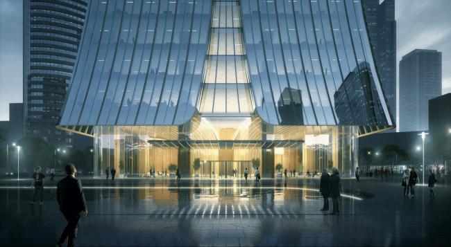 BIM建筑|南京筑印——Aedas以印章为灵感打造南京新天际线 BIM建筑|南京筑印——Aedas以印章为灵感打造南京新天际线
