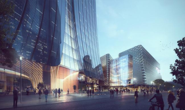 BIM建筑|南京筑印——Aedas以印章为灵感打造南京新天际线 BIM建筑|南京筑印——Aedas以印章为灵感打造南京新天际线
