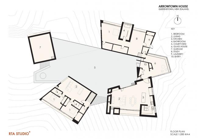 BIM建筑|原始朴实,布满天然雕塑美:Arrowtown 之家 / RTA工作室 BIM建筑|原始朴实,布满天然雕塑美:Arrowtown 之家 / RTA工作室