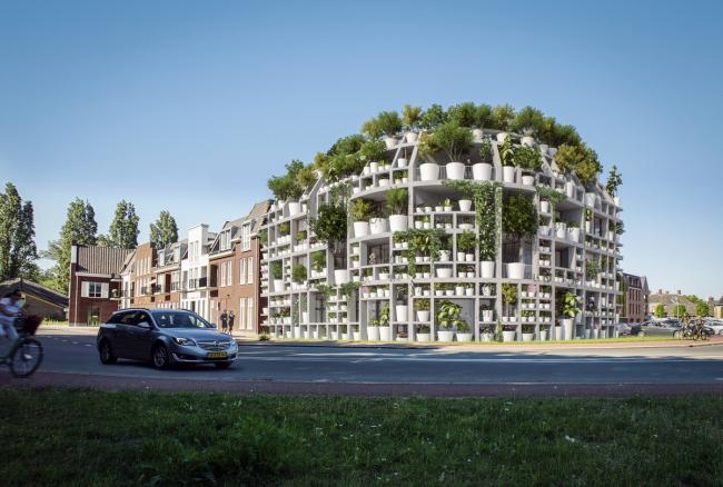 BIM建筑|MVRDV 新作“绿色之墅”,一个覆满植物的街角室第 BIM建筑|MVRDV 新作“绿色之墅”,一个覆满植物的街角室第