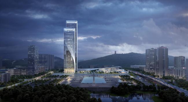 BIM建筑|“世界第一扭”:以双曲面幕墙模仿跳跃极光 / Aedas BIM建筑|“世界第一扭”:以双曲面幕墙模仿跳跃极光 / Aedas