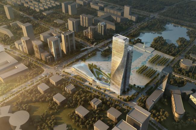 BIM建筑|“世界第一扭”:以双曲面幕墙模仿跳跃极光 / Aedas BIM建筑|“世界第一扭”:以双曲面幕墙模仿跳跃极光 / Aedas