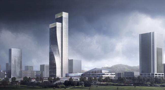 BIM建筑|“世界第一扭”:以双曲面幕墙模仿跳跃极光 / Aedas BIM建筑|“世界第一扭”:以双曲面幕墙模仿跳跃极光 / Aedas