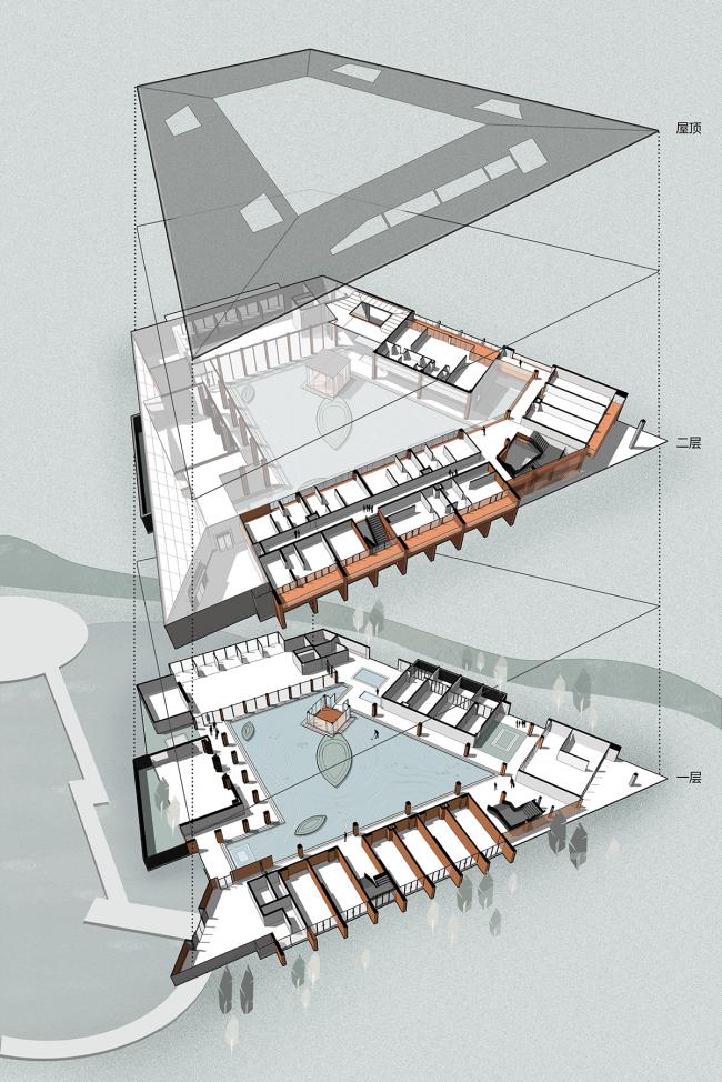 BIM建筑| 九西岳莲花小镇——正清和雅禅院 / 上海日清建筑设计 建筑鉴赏 第12张-BIM建筑网 BIM建筑| 九西岳莲花小镇——正清和雅禅院 / 上海日清建筑设计 建筑鉴赏 第12张