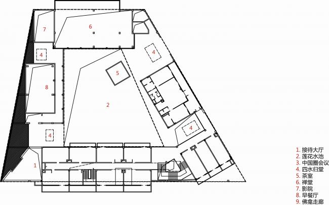 BIM建筑| 九西岳莲花小镇——正清和雅禅院 / 上海日清建筑设计 建筑鉴赏 第29张-BIM建筑网 BIM建筑| 九西岳莲花小镇——正清和雅禅院 / 上海日清建筑设计 建筑鉴赏 第29张