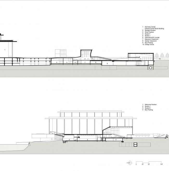 BIM建筑|约翰•肯尼迪表演艺术中间扩建,与地景融为一体 / 斯蒂文·霍尔建筑事务所 建筑鉴赏 第17张-BIM建筑网 BIM建筑|约翰•肯尼迪表演艺术中间扩建,与地景融为一体 / 斯蒂文·霍尔建筑事务所 建筑鉴赏 第17张