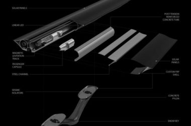 BIM建筑|MAD + HyperloopTT:Hyperloop的可连续通行地道及车站体系-BIM建筑网