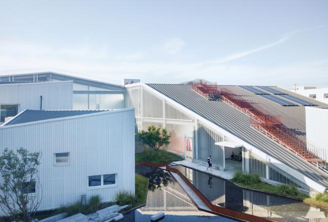 BIM建筑|游园“山舍”,江干工场——今世财产建筑的差别化实践 / gad · line+ studio 建筑鉴赏 第5张-BIM建筑网 BIM建筑|游园“山舍”,江干工场——今世财产建筑的差别化实践 / gad · line+ studio 建筑鉴赏 第5张