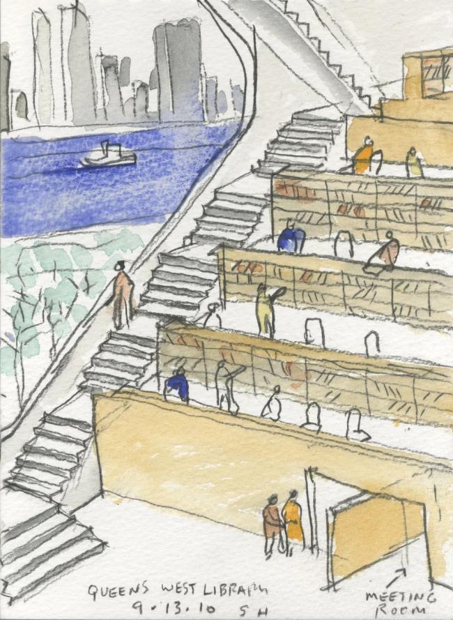 BIM建筑|史蒂文·霍尔新作:纽约皇后区猎人角藏书楼 BIM视界 第14张-BIM建筑网 BIM建筑|史蒂文·霍尔新作:纽约皇后区猎人角藏书楼 BIM视界 第14张