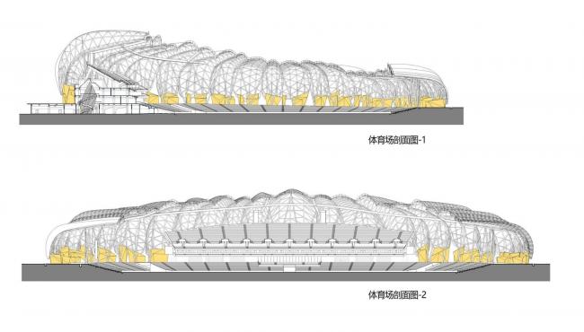 BIM建筑|年夜同体育中间 / POPULOUS + CCDI 建筑鉴赏 第14张-BIM建筑网 BIM建筑|年夜同体育中间 / POPULOUS + CCDI 建筑鉴赏 第14张