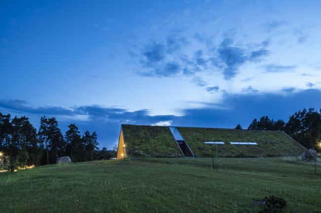 BIM建筑|遗落于荒野上的一顶凉帽:绿色线条小屋 / Mobius Architects 建筑鉴赏 第12张-BIM建筑网 BIM建筑|遗落于荒野上的一顶凉帽:绿色线条小屋 / Mobius Architects 建筑鉴赏 第12张