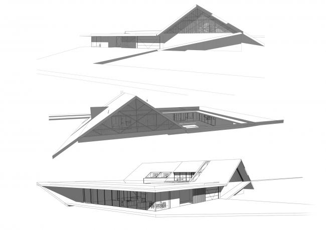 BIM建筑|遗落于荒野上的一顶凉帽:绿色线条小屋 / Mobius Architects 建筑鉴赏 第15张-BIM建筑网 BIM建筑|遗落于荒野上的一顶凉帽:绿色线条小屋 / Mobius Architects 建筑鉴赏 第15张
