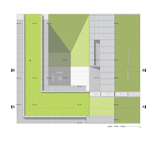 BIM建筑|遗落于荒野上的一顶凉帽:绿色线条小屋 / Mobius Architects 建筑鉴赏 第19张-BIM建筑网 BIM建筑|遗落于荒野上的一顶凉帽:绿色线条小屋 / Mobius Architects 建筑鉴赏 第19张