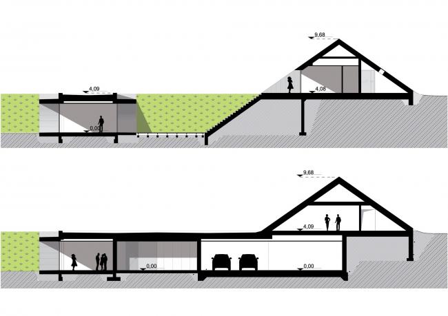 BIM建筑|遗落于荒野上的一顶凉帽:绿色线条小屋 / Mobius Architects 建筑鉴赏 第20张-BIM建筑网 BIM建筑|遗落于荒野上的一顶凉帽:绿色线条小屋 / Mobius Architects 建筑鉴赏 第20张