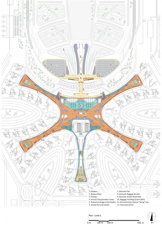 BIM建筑|北京年夜兴国际机场 / 扎哈·哈迪德建筑事务所 建筑鉴赏 第19张-BIM建筑网 BIM建筑|北京年夜兴国际机场 / 扎哈·哈迪德建筑事务所 建筑鉴赏 第19张