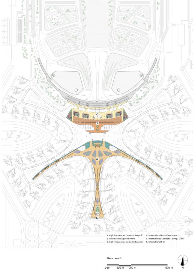 BIM建筑|北京年夜兴国际机场 / 扎哈·哈迪德建筑事务所 建筑鉴赏 第20张-BIM建筑网 BIM建筑|北京年夜兴国际机场 / 扎哈·哈迪德建筑事务所 建筑鉴赏 第20张