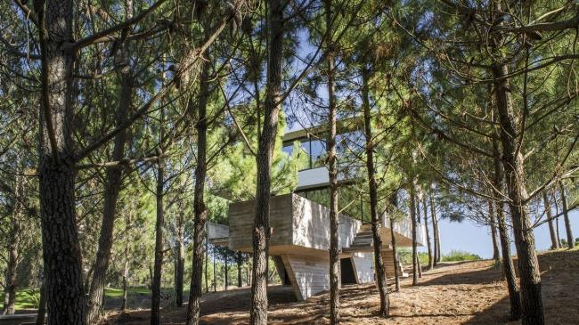 BIM建筑|光影婆娑,如木石般朴实的林间住宅 / Luciano Kruk BIM建筑|光影婆娑,如木石般朴实的林间住宅 / Luciano Kruk