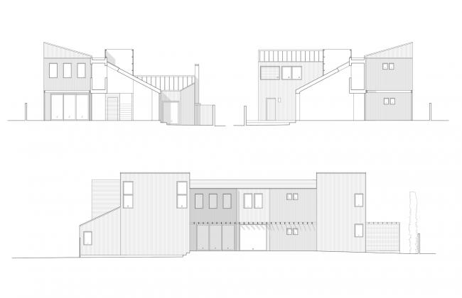 BIM建筑|跳脱的不规则几何形状:洛杉矶海滩避暑住宅 / Blue Truck Studio BIM建筑|跳脱的不规则几何形状:洛杉矶海滩避暑住宅 / Blue Truck Studio