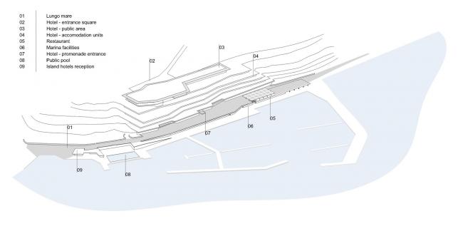 BIM建筑|曲折叠退,纵享海天一色:罗维尼公园大酒店 / 3LHD BIM建筑|曲折叠退,纵享海天一色:罗维尼公园大酒店 / 3LHD