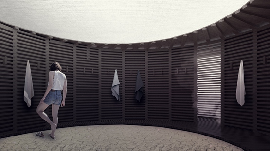 BIM建筑|JKMM为“火人节”建造芬兰桑拿房 BIM建筑|JKMM为“火人节”建造芬兰桑拿房