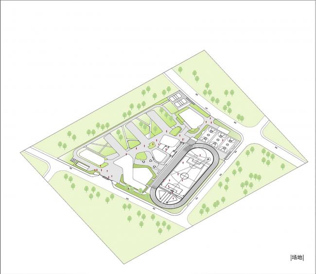 BIM建筑|漂浮的立体校园——浙江大学教育学院附属中学 / 浙江大学建筑设计研究院有限公司 BIM建筑|漂浮的立体校园——浙江大学教育学院附属中学 / 浙江大学建筑设计研究院有限公司
