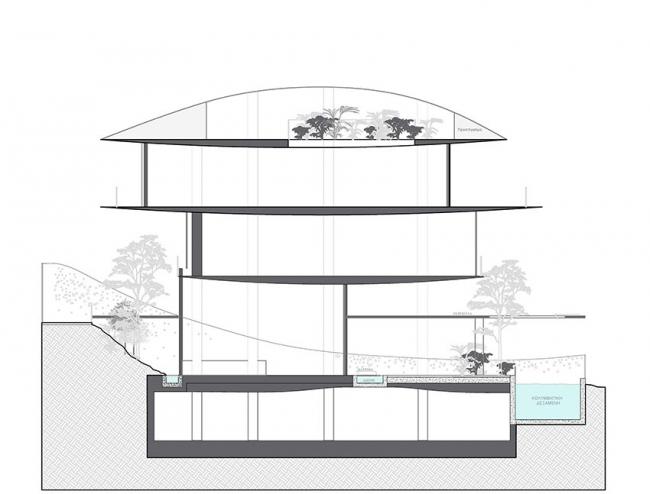BIM建筑|有机曲线的轻柔盘旋:雅典“贝索纳米”住宅 / 314建筑工作室 BIM建筑|有机曲线的轻柔盘旋:雅典“贝索纳米”住宅 / 314建筑工作室