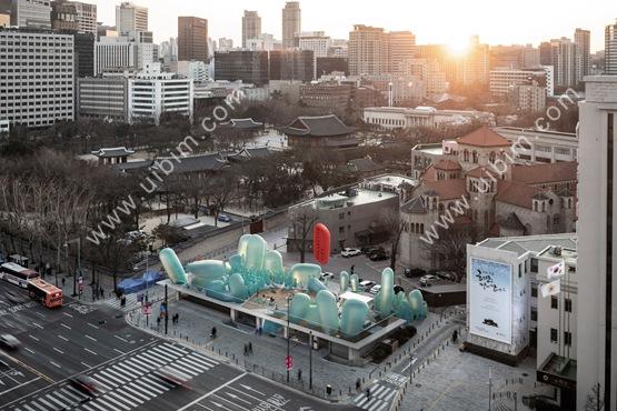 BIM建筑|SKNYPL为汉城设计充气屋顶花园 BIM建筑|SKNYPL为汉城设计充气屋顶花园
