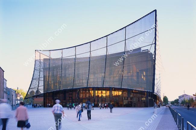 BIM建筑|轻遮于空中巨幕之下:阿尔比大剧院 / Dominique Perrault Architecture BIM建筑|轻遮于空中巨幕之下:阿尔比大剧院 / Dominique Perrault Architecture
