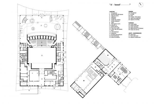 BIM建筑|轻遮于空中巨幕之下:阿尔比大剧院 / Dominique Perrault Architecture BIM建筑|轻遮于空中巨幕之下:阿尔比大剧院 / Dominique Perrault Architecture