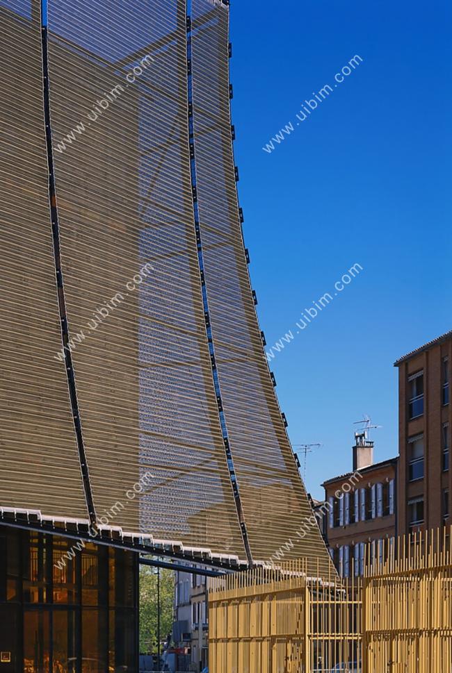 BIM建筑|轻遮于空中巨幕之下:阿尔比大剧院 / Dominique Perrault Architecture BIM建筑|轻遮于空中巨幕之下:阿尔比大剧院 / Dominique Perrault Architecture