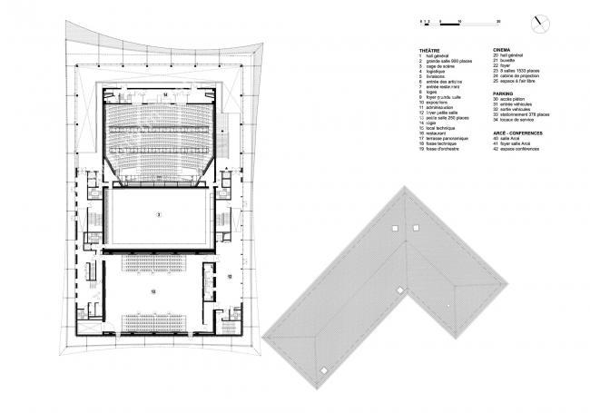BIM建筑|轻遮于空中巨幕之下:阿尔比大剧院 / Dominique Perrault Architecture BIM建筑|轻遮于空中巨幕之下:阿尔比大剧院 / Dominique Perrault Architecture