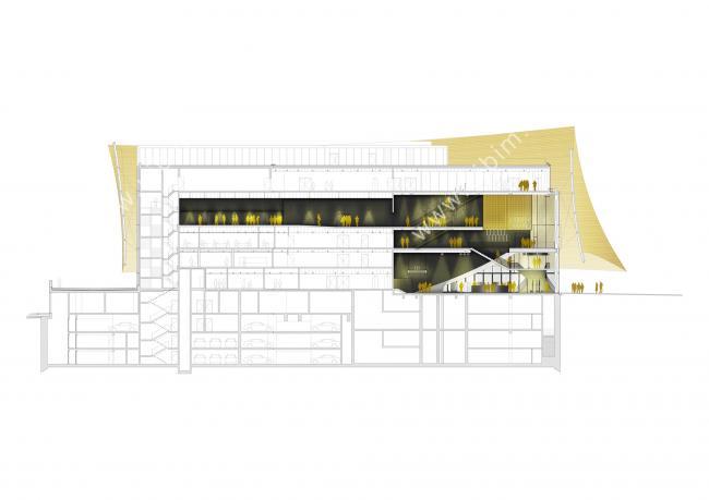 BIM建筑|轻遮于空中巨幕之下:阿尔比大剧院 / Dominique Perrault Architecture BIM建筑|轻遮于空中巨幕之下:阿尔比大剧院 / Dominique Perrault Architecture