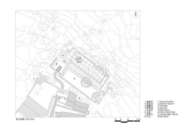 BIM建筑|喜岳云庐瑜伽亭及泳池(二期) / 刘宇扬建筑事务所 BIM建筑|喜岳云庐瑜伽亭及泳池(二期) / 刘宇扬建筑事务所