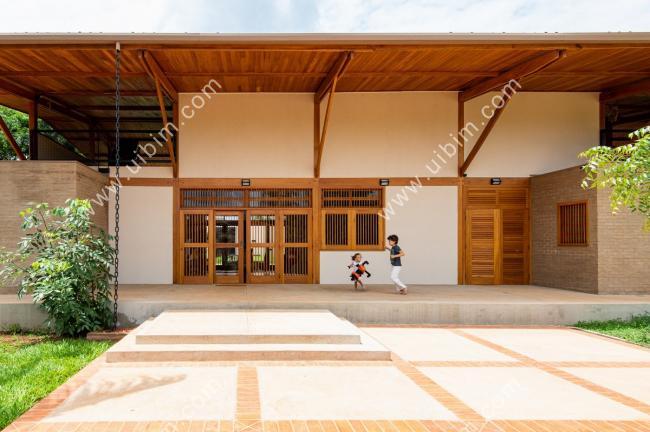 BIM建筑|草丛,泥巴,荡秋千:乡野田园里的儿童之家 BIM建筑|草丛,泥巴,荡秋千:乡野田园里的儿童之家