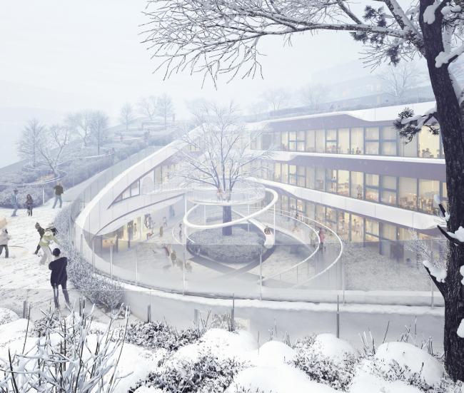 BIM建筑|立体流动的花园——旭辉甜甜圈幼儿园 / 天华建筑创作工作室 BIM建筑|立体流动的花园——旭辉甜甜圈幼儿园 / 天华建筑创作工作室